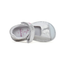 D.D. Step barefoot csillogós ezüst nyitott cipő - 21