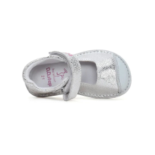 D.D. Step barefoot csillogós ezüst nyitott cipő - 26 gyerek cipő