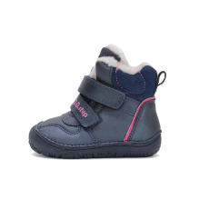 D.D. Step barefoot -  Sötétkék-rózsaszín bokacipő - W073-42814B