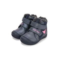 D.D. Step bélelt téli csizma, fényvisszaverős (20-25 méret) W082-52912B (23) gyerek csizma, bakancs
