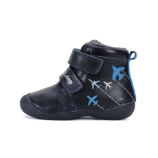 D.D. Step D.D.Step Kisfiú Első lépés Bélelt bokacipő - Repülős - Sötétkék - W015-52347-22