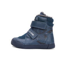 D.D. Step D.D.Step Kisfiú Világító Bélelt bokacipő - Csillagos - Királykék - W068-52998A-35