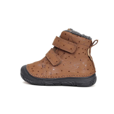 D.D. Step D.D.Step Kislány Bélelt bokacipő - Barna csilligós - W082-52674E - 31