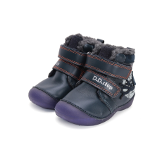 D.D. Step "első lépés" bélelt téli csizma, baglyos, Luminous talp (19-24 méretben) W015-42249B (21)