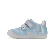 D.D. Step világoskék-ezüst unikornisos zárt cipő - S049-51250B - 28