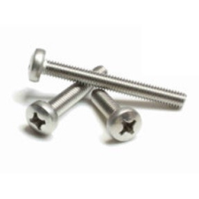  D-fejű, kereszthornyú csavar DIN 7985 M4x12 A2 barkácsolás, csiszolás, rögzítés