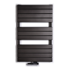 D lapos profilos törölközőszárító radiátor - antracit - 600x1510 mm fűtőtest, radiátor