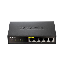 D-Link DES-1005P 5-Port PoE Unmanaged Desktop Switch hub és switch