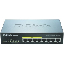 D-Link DGS-1008P/E 8 Port Gigabit Ethernet PoE Switch hub és switch