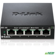 D-Link DGS-105/E 10/100/1000Mbps 5 portos switch hub és switch