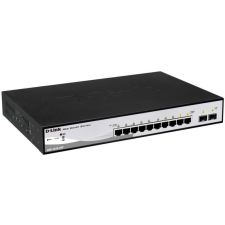 D-Link DGS-1210-10MP 8 Port Gigabit Smart Switch hub és switch