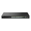 D-Link DMS-1250-28P/E hálózati kapcsoló Vezérelt L2 2.5G Ethernet (100/1000/2500) Ethernet-áramellátás (PoE) támogatása Fekete