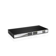 D-Link NET D-LINK DGS-1210-16 16x1000Mbps Switch/4SFP smart hub és switch