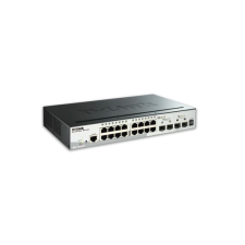 D-Link Switch 16x1000Mbps + 2x SFP + 2x 10G SFP+ SmartPro hub és switch