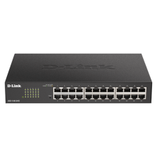 D-Link Switch 24x1000Mbps Fémházas Menedzselhető Rackes, DGS-1100-24V2 hub és switch