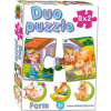 D-Toys & Games Duo puzzle gyerekeknek 8x2 db-os - Háziállatos