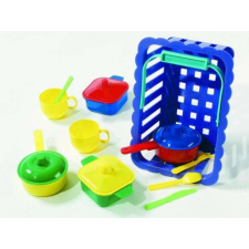 D-Toys Edénykészlet kosárban, 15 részes 5007 konyhakészlet