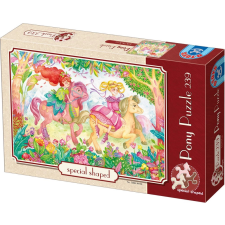 D-toys színes lovacskák puzzle puzzle, kirakós