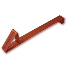 Dachler C-370 hófogó beton- és húzott kerámiacseréphez téglavörös építőanyag