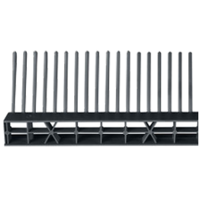 Dachler Ereszszellőző elem fésű nélkül PLUS fekete építőanyag