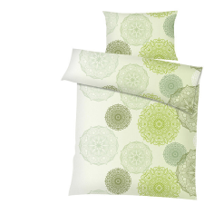 Dadka 140 × 200 cm, 70 × 90 cm ágynemű, flanel - Magic világoszöld lakástextília