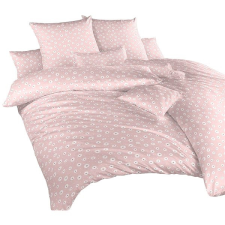 Dadka Anezka krepp ágyneműhuzat, fehér, púderszín alap, 140×200 + 70×90 cm lakástextília