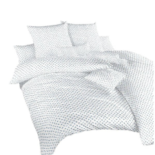 Dadka krepp Kis rózsák kék 140 × 200, 70 × 90 cm lakástextília