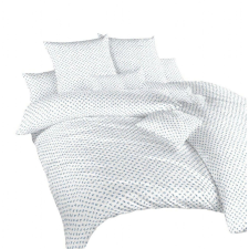 Dadka krepp Kis rózsák kék 140 × 200, 70 × 90 cm (8595085924874) lakástextília