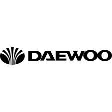 Daewoo matrica,fekete,62cmx12cm autó dekoráció