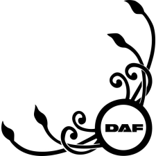 DAF oldalüveg matrica autó dekoráció