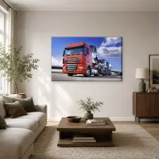  DAF XF kamionszállító kamion vászonkép dekoráció