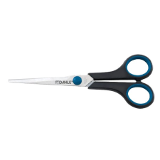 DAHLE Olló irodai dahle 54407 gumifogós 18 cm fekete olló