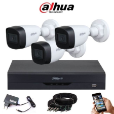Dahua 5 megapixeles 3 csőkamerás rendszer 30 méter látótávolság megfigyelő kamera