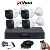 Dahua 5 megapixeles 4 csőkamerás rendszer 30 méter látótávolság (4DAHUA-5MP-30)