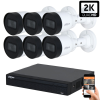 Dahua 6 biztonsági kamerás IP kamera rendszer 5MP (DAHUA-IP-5MP-S1-06)