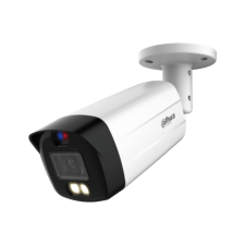 Dahua Dahua HAC-ME1809TH-A-PV, Kültéri térfigyelő kamera,  8MP/4K, fehér fény 40m, 3,6mm, mikrofon, villogó riasztó (sziréna és kék/piros vaku) (HAC-ME1809TH-A-PV) megfigyelő kamera