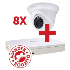 Dahua PACK-V8-HDW1000S 8 db HDW1000S kamera, NVR4108 rögzítővel biztonságtechnikai eszköz