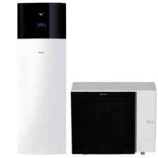 Daikin Altherma 3 osztott hőszivattyú, 16kW, fűtésre, 3 fázis, 180l HMV, +6kW beépített fűtőpatron hőszivattyú