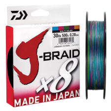  Daiwa J-Braid X8 Braid Multicolor 8 150m 0,18mm fonott zsinór (12755-018) horgászzsinór