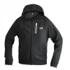 Daiwa Original D-Vec Black Hoodie With Zipper Pulóver Xl (18295-840)