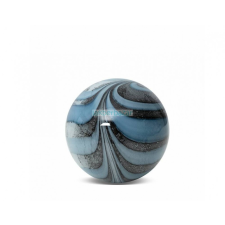  Dakota üveg gömb Grafit/Kék 11x11x11 cm dekoráció