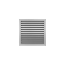 dalap Alumínium szellőzőrács fix zsaluval GRW 500x500 mm hűtés, fűtés szerelvény