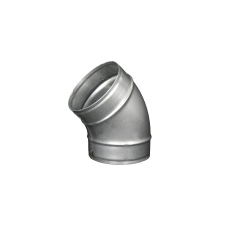 dalap Fém légcsatorna könyök idom 45° - O 80 mm hűtés, fűtés szerelvény