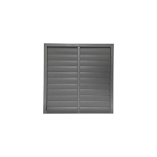 dalap Fém szellőzőrács gravitációs zsaluval, karima nélkül 635x635 mm, szürke hűtés, fűtés szerelvény