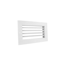 dalap Fém szellőzőrács szabályozható zsaluval 300x150 mm, fehér hűtés, fűtés szerelvény