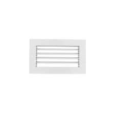 dalap Fém szellőzőrács szabályozható zsaluval 400x200 mm, fehér hűtés, fűtés szerelvény
