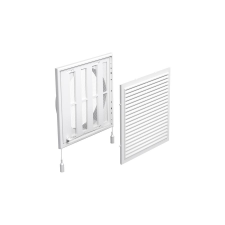 dalap Műanyag állítható szellőzőrács csőcsonkkal, rovarhálóval 200 mm hűtés, fűtés szerelvény