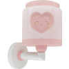 Dalber Baby Dreams fehér-rózsaszín gyerek fali lámpa (DA-76019S) E27 1 izzós IP20