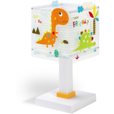 Dalber Dinos fehér-színes gyerek asztali lámpa (DA-73451) E14 1 izzós IP20 világítás