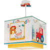 Dalber My Farm fehér-sárga gyerek függesztett lámpa (DA-63402) E27 1 izzós IP20